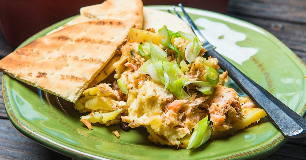 Smoked Salmon Potato Bake Recipe